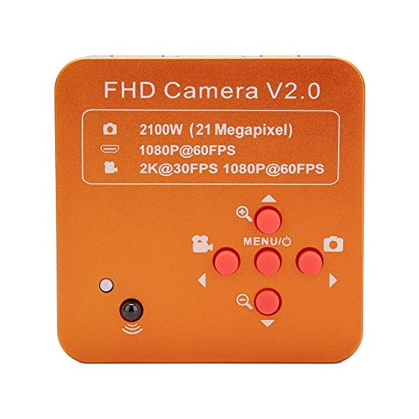 Akozon Mikroskop Kamera 21MP HDMI USB C-Mount Industrie Mikroskop Kamera Set 2K 1080P HD Videokamera EU-Stecker 220V… – Bild 6