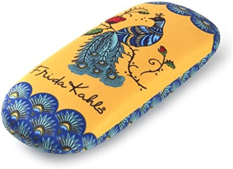 Frida Kahlo Peacock Glasses Case and Lens Cloth Set