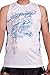 Ed Hardy Mens Tiger Roar Sport Tank Top- White - XXX-Large