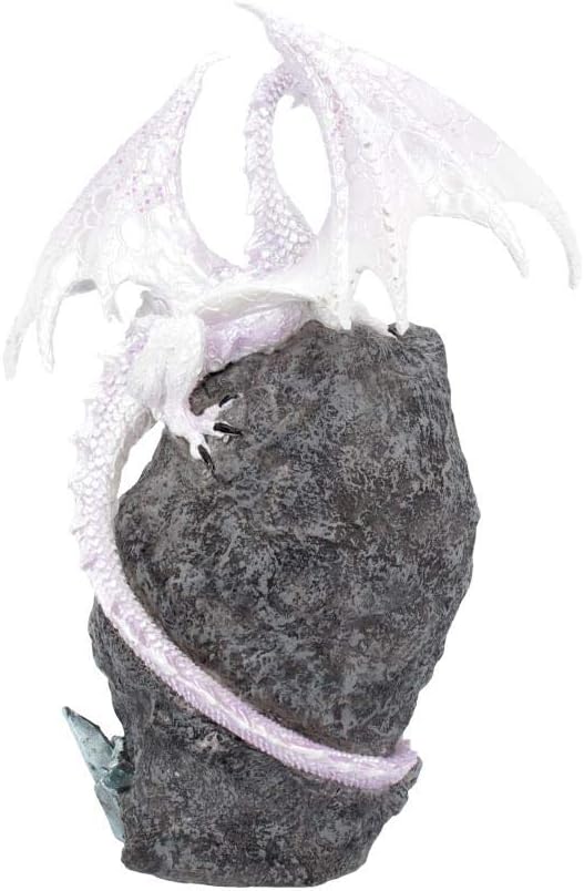 Nemesis Now Glacial Custodian 22cm Figurine White, Resin, Ice White, Light Blue - Image 4