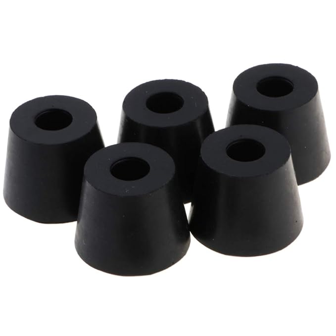 5pcs Round Black Bumpers Pads Rubber Feet, 36x28mm Amazon.in Home Improvement