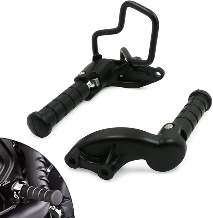 Worldmotop Motorcycle Footpegs Rear Passenger Foot Pegs for