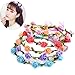 Pretty See Mini Flower Crown Headband /Halo/coachella /Edc /Hippie Flower Headband /Garden Party / Wedding,Set of 10, Mix Color
