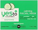 Yes To Calming Facial Mask, Cucumber, 1.7 Fluid Ounce