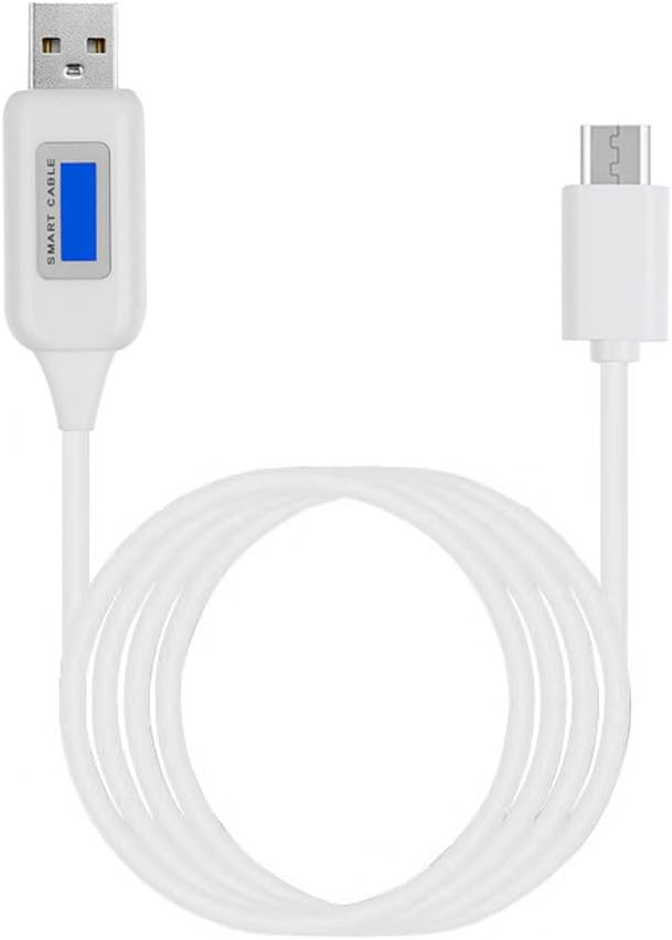 Micro USB Cable(3ft),Smart Monitor Auto Disconnect Multiple High Speed Charging Cord USB-A to USB-B Charger Data Sync Transfer Durable Charge Connector for Android Phone Samsung LG ZTE HTC Motorola