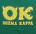 Disney Monsters University OK Oozma Kappa Member Adult Green T-Shirt (Adult X-Large)