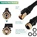 50ft Garden Hose - Expandable Water Hose with 9 Function Spray Nozzle, Triple Latex Core, 3/4