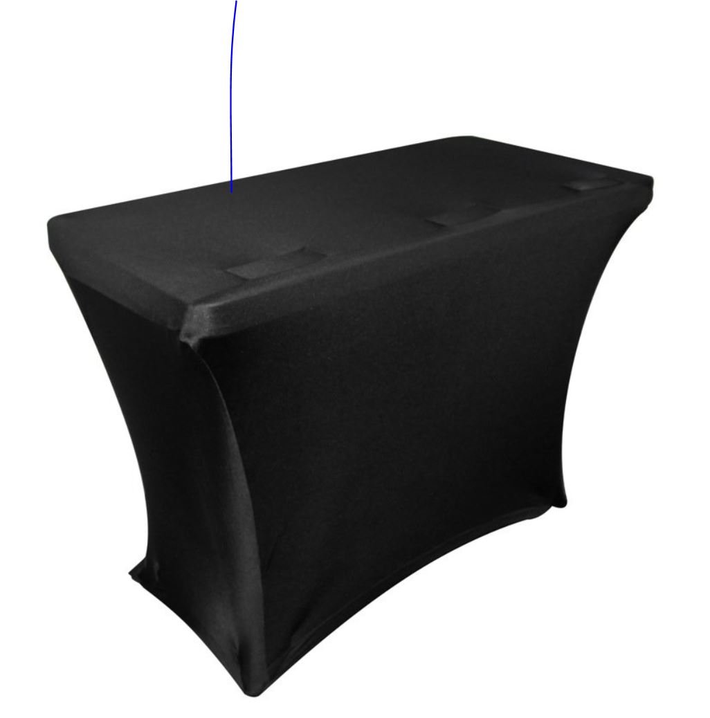 Embroze Black Table Scrim Custom Dj Facade Cover For 6 Ft Table W Wiring Pockets Musical Instruments Monitors Speakers Subwoofers Princepalace Co Th