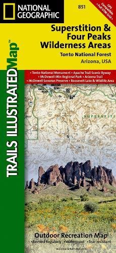 B.O.O.K Superstition and Four Peaks Wilderness Areas [Tonto National Forest] (National Geographic Trails Ill<br />ZIP