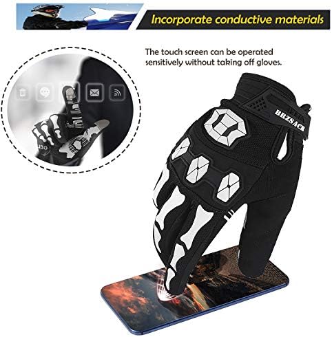 Pair of black biking gloves with reinforced palms and adjustable wrist closures, priced at $18.99.