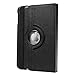 Dealgadgets iPad Mini Case 360 Degrees Slim Rotating Stand Leather Case Cover for Apple Ipad Mini 1/2 /3 Black