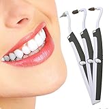 Multifunction Sonic Tooth Stain Eraser,Teeth Burnisher Polisher Whitening Tartar Plaque Remove Surface Teeth Coffee, Tea, Cola,Tobacco Stains, Dental Calculus-Dental Cleaning Tool with LED Light