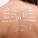 Tattify Harry Potter Temporary Tattoos - You're a Wizard (Complete Set of 24 Tattoos - 2 of each Style) - Individual Styles Available and Fashionable Metallic Temporary Tattoos