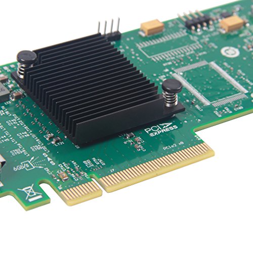 10Gtek External PCI Express SAS/SATA HBA, LSI SAS2008 Chip, 8-Port 6Gb/s, Same as LSI 9200-8E