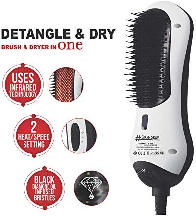 Warmex Home Appliances Detangle and Dry Brush and Dryer in 1