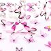 Ewong Butterfly Wall Decals, 36PCS 3D Butterflies Home Decor for Room, Wall Sticker for Girls Room Kids Bedroom Bathroom Baby Nursery Decoration (Pink)