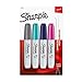 Sharpie Permanent Markers, Broad, Chisel Tip, 4-Pack, Assorted 2015 Colors (1927324)
