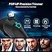 Electric Razor for Men- 4 in 1 Nose Hair Trimmer, Facial Cleansing Brush, Beard Trimmer, Mane Shape Trimmer Electric Men's Rotary Shavers Grooming Kit with Pop-up Trimmer Christmas Gifts for Men