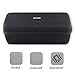BOVKE Protective Case for Bose SoundLink Revolve+ Bluetooth Speaker and Charging Cradle Hard EVA Shockproof Case Carrying Travel Storage Pouch Cover Bag, Black