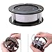 HAHOME Acrylic Speaker Base Stand,Ceiling Wall Mount Protective Stand for Echo Dot (2nd Generation), Black