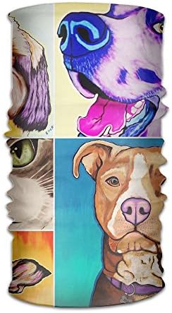 Headwear Headband Dog Pop Art Head Scarf Wrap Sweatband Sport Headscarves For Men Women