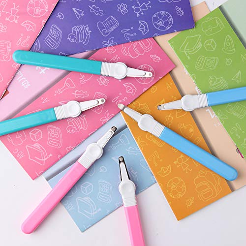 6pcs- Professional Staple Remover, Puller Rubberized Staples Remover Staple Removal Tool for School Office Home(3 Colors, 2 Each)