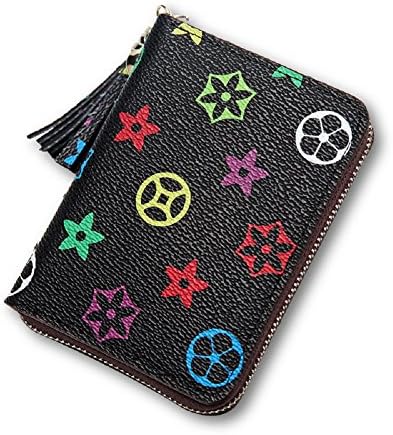 van Persie Flower Retro Purse Youth Fashion Trend Zipper Pocket Wallet