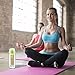 BamTyo Fruit Infuser Water Bottle 32 OZ with New Full Length Infusion Basket,BPA Free,Leak Proof Design,Larger Dual Hand Grips,Flip Lid