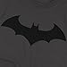 Batman Bat DC Comics T Shirt & Exclusive Stickers Charcoal (Medium)