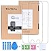 [2 Pack] iPhone 6 / 6S Screen Protector, TYJTECH 2.5D 9H Scratch Terminator Ultra-clear Premium Tempered Glass Screen Protector for iPhone 6 6S (4.7 inch)