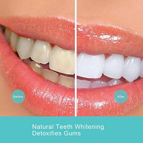 LtrottedJ Teeth Whitening Powder ,Natural Organic Activated Charcoal Bamboo Toothpaste
