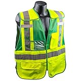 Full Source PSV-EMS ANSI 207 Public EMS Safety Vest - Lime & Green - M/L