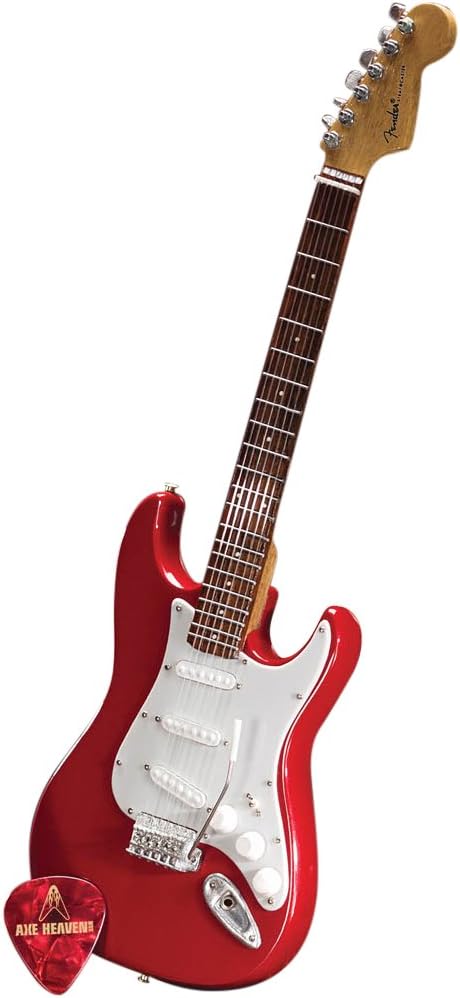 Fender Strat Classic Red Finish Miniature Guitar