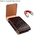 2 Pack 8 Plus Pouch Case, iNNEXT Real Leather Vertical Holster Belt Clip Carrying Case Pouch with Magnetic Closure for 7 Plus/6S Plus 5.5 inch Note 8 (Black & Brown)