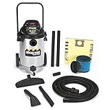 Shop-Vac 9625510 6.5-Peak Horsepower Right Stuff Stainless Steel Wet/Dry Vacuum, 10-Gallon