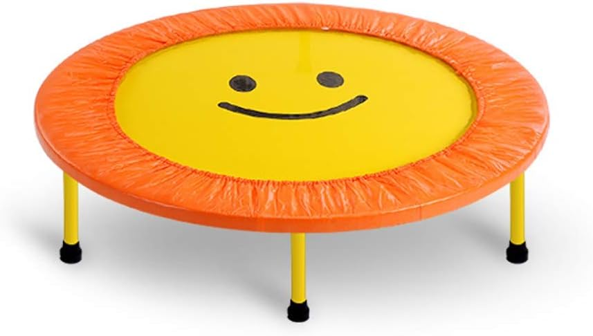 YAUUYA Fitness Trampoline Sports Indoor Sports Trampoline with Safety Pad for Home Use Jumping Fitness Folding design for 8+ Child kids Fitness Trampoline Yoga for Adult