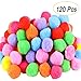 Yoodelife Pom Poms 1.5 Inch 100 Pack Pompoms Pipe Cleaners for DIY Crafts Making, Preschool Crafts Supplies