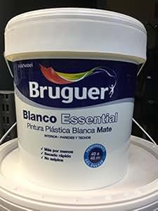BRUGUER BLANCO ESSENTIAL 4L PINTURA PLASTICA BLANCA MATE ...