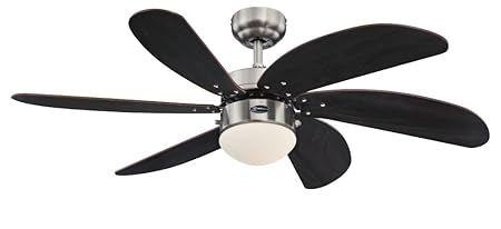 Westinghouse Turbo Swirl Ceiling Fan Chrom Flugel Wanaque 105 Cm