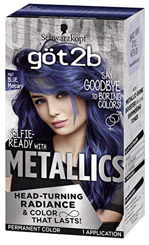 Got2b Metallic Permanent Hair Color M67 Blue Mercury Kauf Com