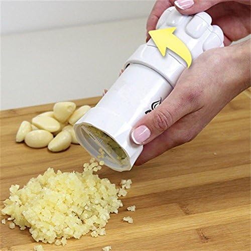 Unmengii New Presses Masher Helper Slicer Kitchen Tool Garlic Crusher Plastic Squeezer