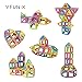 VFunix Magnetic Blocks Set Kids Magnetic Toys Construction Building Tiles Blocks for Creativity Educational - 66 Pcs