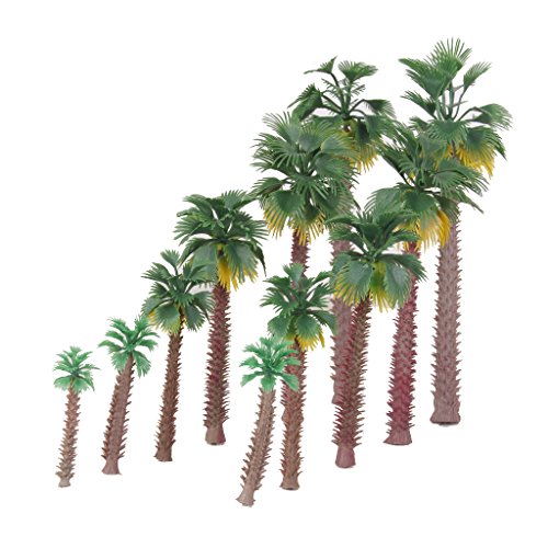 Miniature Palm Trees Fairy Garden Landscape Bonsai Decor Pack of 12