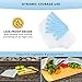 Strendy Reusable Sandwich Bags (8 Pack) - Ziplock Leakproof Snack Bags, Food Storage Bags, Freezer Safe - Excellent for Meal Prepping