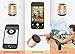 Ancord Micro Bluetooth Speaker TWS System Portable Tiny Body Loud Voice Shutter Button Selfie Features (Gold)