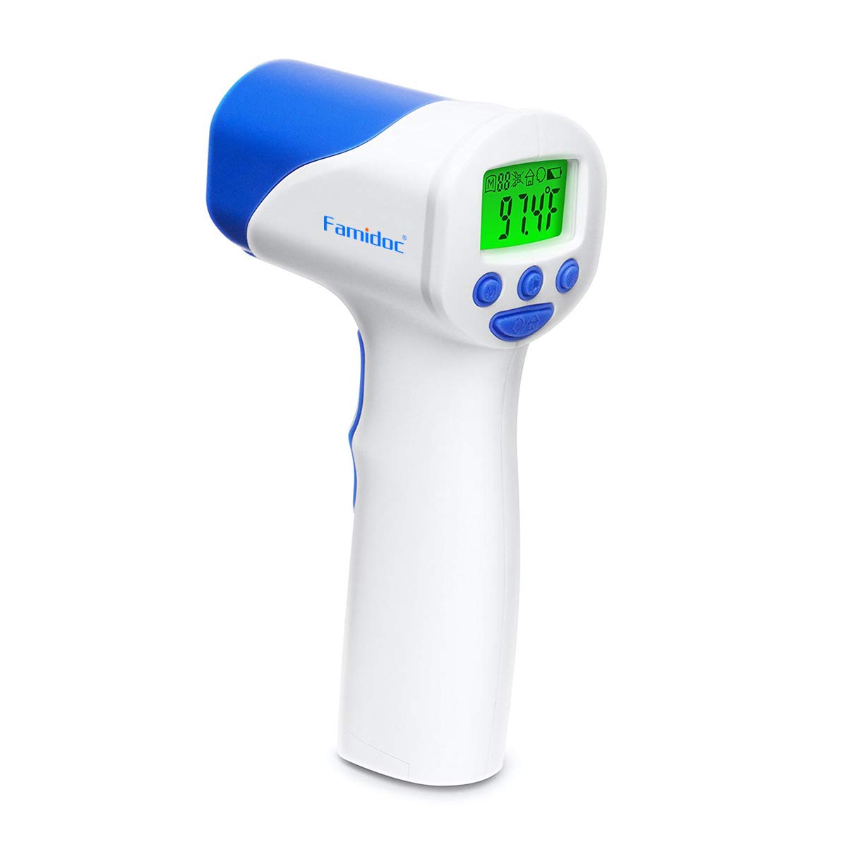 Non-Contact Forehead Thermometer for Adults - Touchless Thermometer - No Touch Temporal Thermometer for Baby Adults with Instant Reading Highest Accuracy & Fever Alarm, Indoor, Outdoor Use by Famidoc : Baby