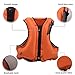 Life Jacket Adult Inflatable Swim Vest for Snorkeling by OMOUBOI Suitable for 80-220lbs.Click on The Discount Code to get The Elastic Band, Yellow Children's Vest, Swimming Hand Paddles