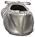 Sidekicks Foldable Ballet Flats Shoes w/Carrying Case Silver Medium