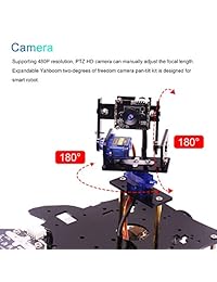 Yahboom Ultimate Kit de iniciación para Raspberry Pi 3 B + HD cámara programable Smart Robot Kit de coche con 4WD Electrónica Educación DIY Kit para adolescentes (Raspberry Pi no incluido)