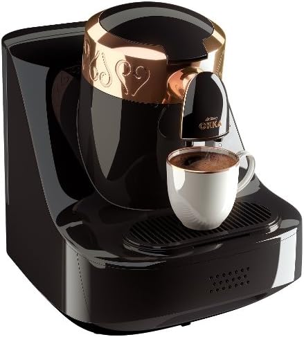 Arzum OK001 Automatic Turkish Coffee Machine, 710 W, 1 Liter, Black/Copper, 27.9 x 21.7 x 27.5 - Image 4